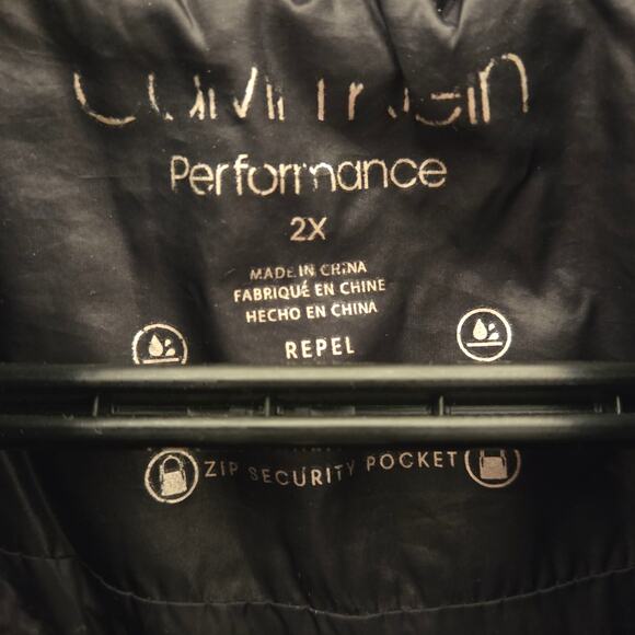 Calvin Klein Women's Black Puffer Jacket - Size 2X - Picture 9 of 9